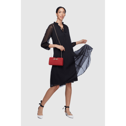 Allegro Red Vegan Clutch Bag