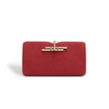 Allegro Red Vegan Clutch Bag