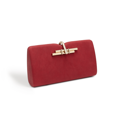 Allegro Red Vegan Clutch Bag