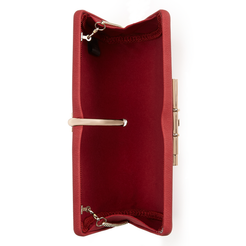Allegro Red Vegan Clutch Bag