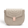 Courtney Grey Quilt Vegan Cross-Body Bag