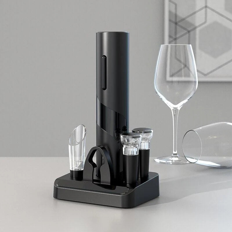 Electric Wine Opener + Complete Wine Kit